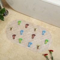 Custom design fashionable professional oval frog design cute bath mat